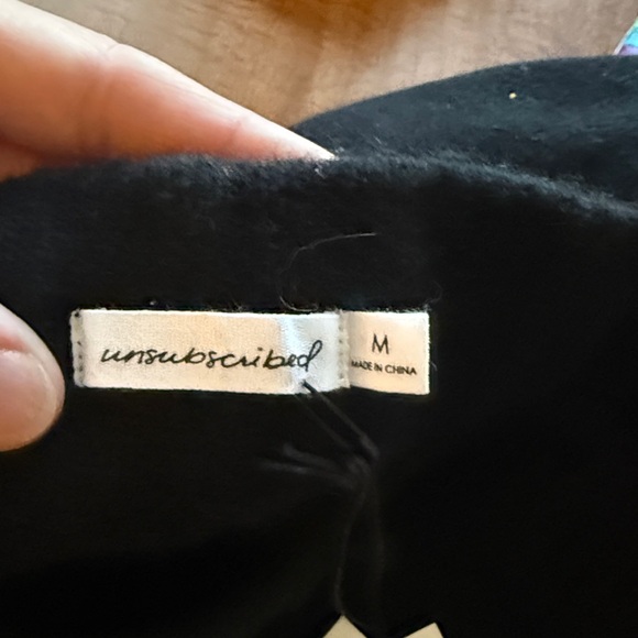 Unsubscribed black cashmere joggers M NWT - Picture 10 of 11
